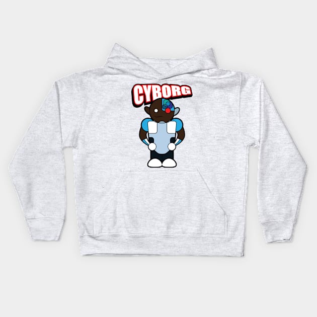 Tooniefied Cyborg Kids Hoodie by Tooniefied